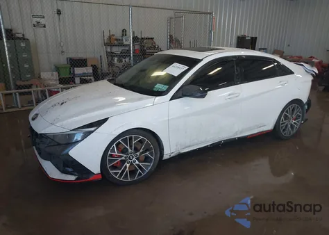 2023 Hyundai Elantra N из США, поврежденный, VIN KMHLW4AK4PU017627